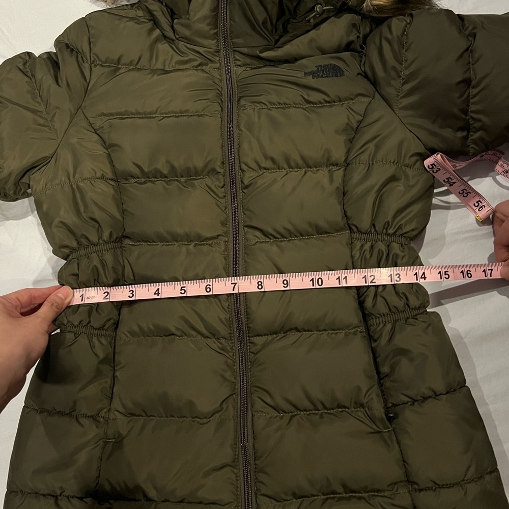 The North Face Women's Puffer down Jacket Olive green XS - Picture 10 of 11